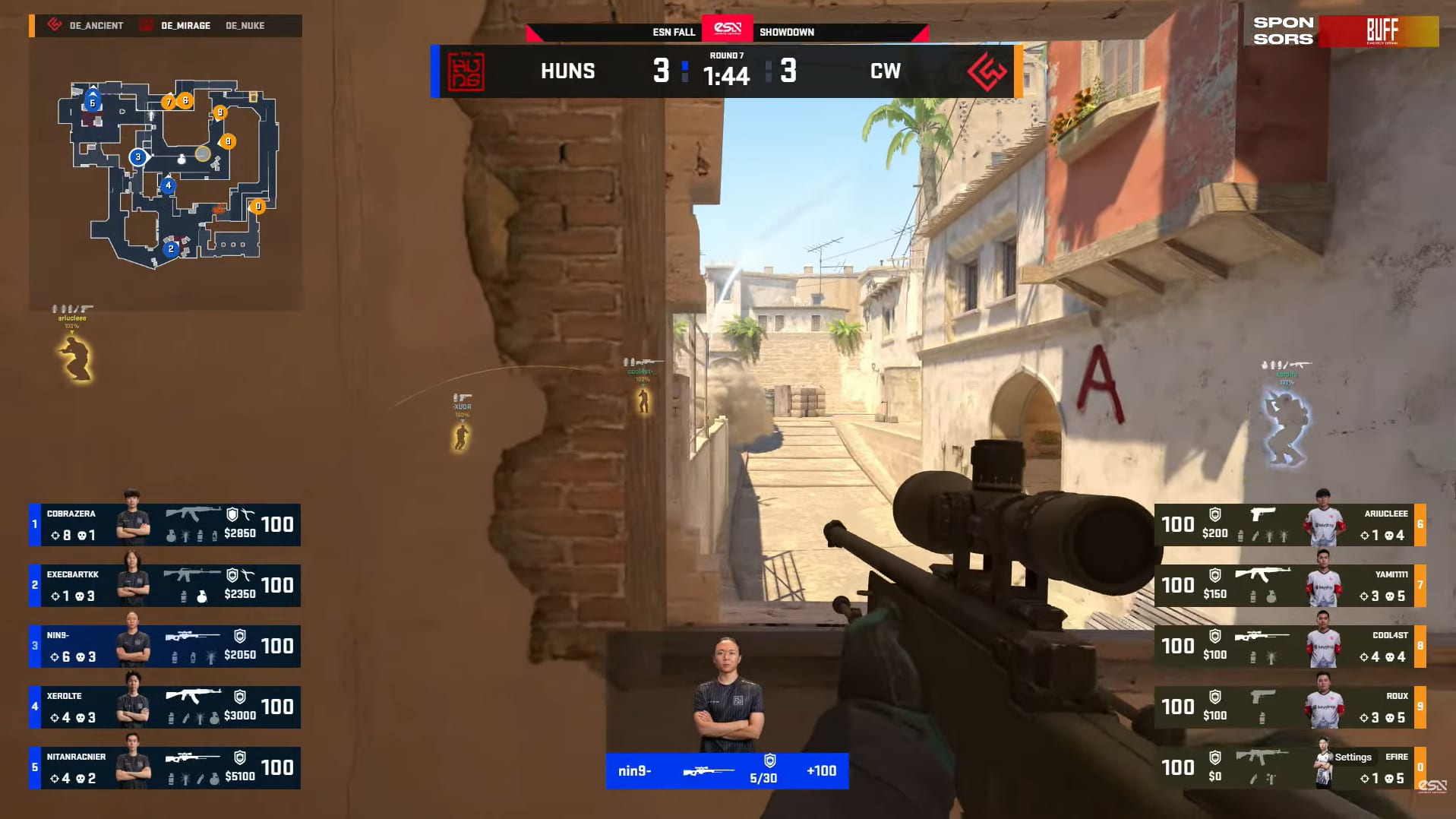 ESN Fall Showdown 2025 /image from Broadcast/